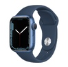 Smart saat Apple Watch Series 7, 41mm NFC Blue Aluminum with Abyss Blue Sport Band (MKN13RB/A)