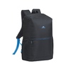 Notbuk üçün çanta RIVACASE Regent 8068 black Full size Laptop backpack 15.6" + ports bottle Laptop backpacks