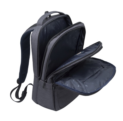 Notbuk üçün su keçirməyən çanta RIVACASE 7765 black Laptop backpack 16" / 6