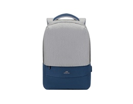 Notbuk üçün su keçirməyən çanta RIVACASE 7562 rey/dark blue anti-theft Laptop backpack 15.6" / 6