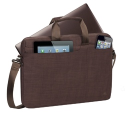 Notbuk üçün çanta Rivacase Biscayne 8335 brown Laptop Bag 15.6