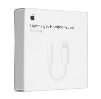 Kabel Apple Lightning to mini Jack 3.5 mm WHITE (MMX62FE/A)