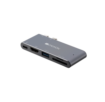 Multiport Docking Station Canyon DS-5 SPACE GRAY (CNS-TDS05DG)