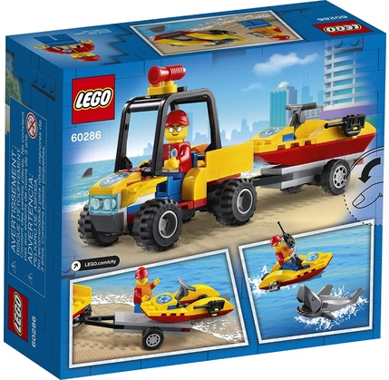 Konstruktor LEGO 60286 Çimərlik xilasetmə maşını