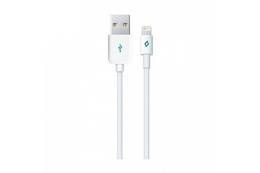 Kabel TTEC Lightning USB Charge Data WHITE MFI (2DKM01B)