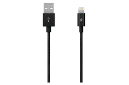 Kabel TTEC AlumiCable Lightning Charge data Cable BLACK MFI (2DKM02S)