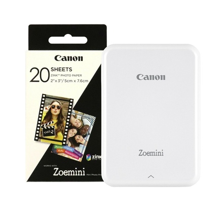 Fotoprinter Canon Zoemini  PV123 314X400 DPI/WHITE (3204C006-N)