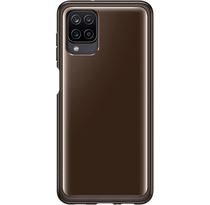 Çexol Samsung Galaxy A12 case Silicone Soft Clear Cover (EF-QA125TBEGRU)