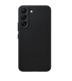 Çexol Samsung Leather Cover for S22 BLACK (EF-VS901LBEGRU)