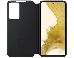 Çexol Samsung Smart Clear View Cover for S22 BLACK (EF-ZS901CBEGRU)