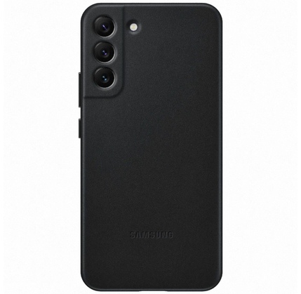 Çexol Samsung Leather Cover for S22+ BLACK (EF-VS906LBEGRU)