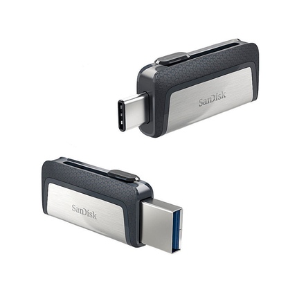 Fleş toplayıcı SanDisk Dual Drive USB Type-C 256GB (SDDDC2-256G-G46)