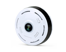 Powerology Wifi Panoramic Camera Ultra Wide Angle Fisheye Lens - White (6083749659580)