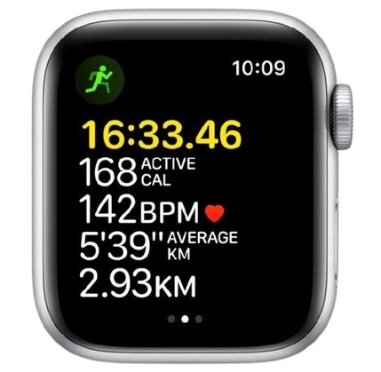 Smart saat Apple Watch SE GPS, 40mm NFC Silver Aluminum Case (MKNY3RB/A)
