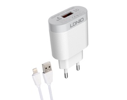 Adapter LDNIO A303Q & USB Lightning