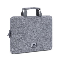 Notbuk üçün çanta RIVACASE 7913 light grey Laptop sleeve 13.3" with handles / 12