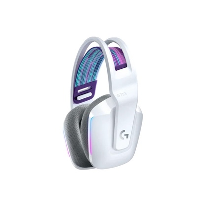 Simsiz qulaqlıq Logitech G733 Lightspeed RGB Wireless Gaming Headset, White