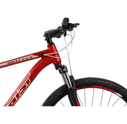 Velosiped AIST ROCKY 2.0 DISC MTB AL 29 19.5"RED (ROCKY 2.0 29 19.5"RED)