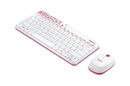 Simsiz klaviatura və kompüter siçanı LOGITECH MK240, WHITE
