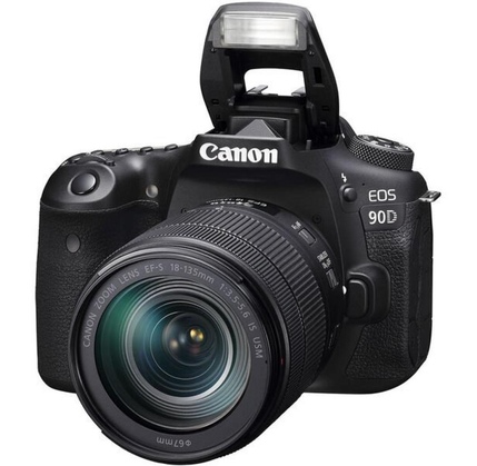 Fotoaparat Canon DSLR EOS 90D BK 18-135 S RUK/SEE (3616C029-N)