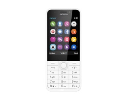 Telefon Nokia 230 DS White (fənər + radio)