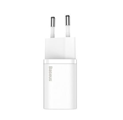 Adapter BASEUS 25W TRAVEL 1C (WITHOUT CABLE) WHITE (CCSP020102)