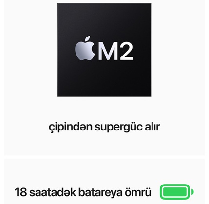 Apple MacBook 13.6" Air M2/8C CPU/8C GPU/8GB/256GB SSD/Space Grey (MLXW3RU/A)
