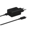 Adapter Samsung 45W Compact Power Adapter C to C Cable Black (EP-T4510XBEGRU)