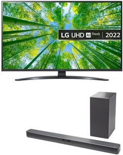 Televizor LG 60UQ81006LB və saundbar LG SN5Y