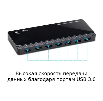 TP-LINK - UH720 7 PORT USB 3.0