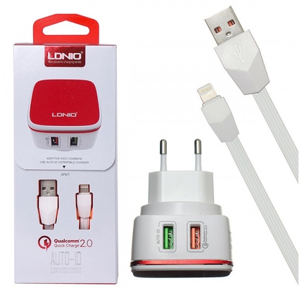 Adapter LDNIO A2405Q USB ADAPTER & MICRO CABLE