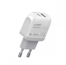 LDNIO A2316C USB Adapter & Type-C/Lightning Kabel