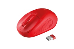 Simsiz kompüter siçanı Trust Primo Wireless Mouse - red (20787)