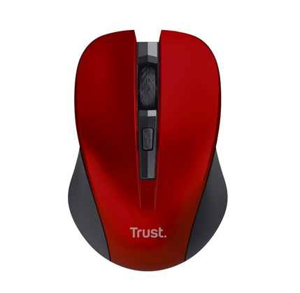 Simsiz kompüter siçanı Trust Mydo Silent Click Wireless Mouse - red (21871)