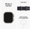 Smart saat Apple Watch Ultra GPS + Cellular, 49mm NFC Titanium Case with Midnight Ocean Band (MQFK3RB/A)