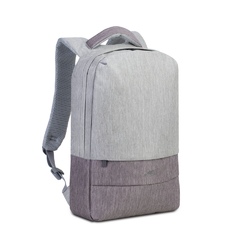 Notbuk üçün su keçirməyən çanta RIVACASE 7562 grey/mocha anti-theft Laptop backpack 15.6
