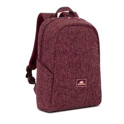 Notbuk üçün su keçirməyən çanta RIVACASE 7923 burgundy red Laptop backpack 13.3