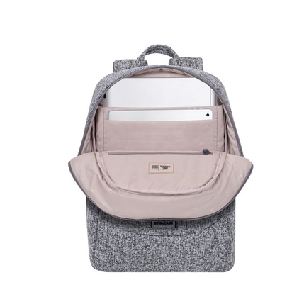Notbuk üçün su keçirməyən çanta RIVACASE 7923 light grey Laptop backpack 13.3" / 6 (7923LGRY)