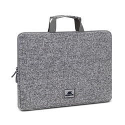 Notbuk üçün su keçirməyən çanta RIVACASE 7915 light grey Laptop sleeve 15.6