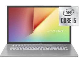 Notbuk Asus Vivobook/17.3"HD+/Core i5-1035G1/12/256GB SSD+1TB HDD/UHD Graphics/Win11/Silver (90NB0SZ1-M05660)