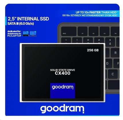 Goodram SSD CX400 GEN.2 SATA III 2,5″ 256GB (SSDPR-CX400-256-G2)