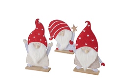 Yeni il dekoru Boltze Nicky,Gnome,Santa 35 sm 1 ədəd