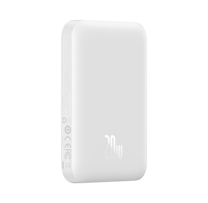 Power Bank Baseus Magnetic Wireless 6000 mAh 20W white (PPCX020002)