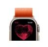 Smart saat Apple Watch Ultra GPS + Cellular, 49mm NFC Titanium Case with Orange Alpine Loop - Large (MQFM3RB/A)