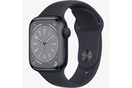 Smart saat Apple Watch Series 8 GPS, 41mm NFC Midnight Aluminium Case with Midnight Sport Band - Regular (MNP53GK/A)