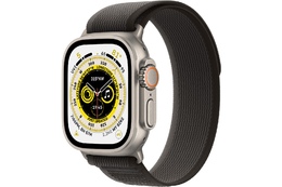 Smart saat Apple Watch Ultra GPS + Cellular, 49mm NFC Titanium Case with Black/Gray Trail Loop M/L (MQFX3GK/A)