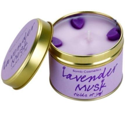 Bomb Cosmetics   Candle    Lavender Musk