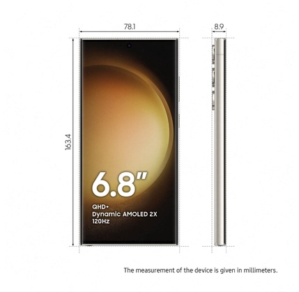 Smartfon Samsung Galaxy S23 Ultra 12GB/512GB Beige (S918)
