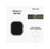 Smart saat Apple Watch Ultra GPS + Cellular, 49mm NFC Titanium Case with Green Alpine Loop - Medium (MQFN3GK/A)