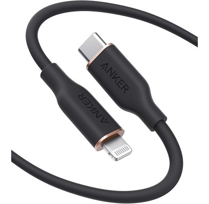 Kabel Anker PowerLine Soft USB-C to Lightning Cable 3ft Black